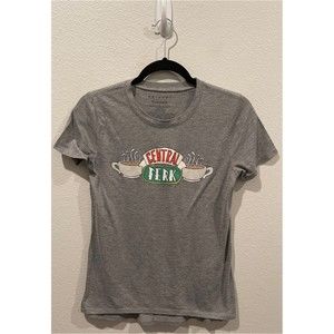 FRIENDS Central Perk Gray Short Sleeve T-Shirt